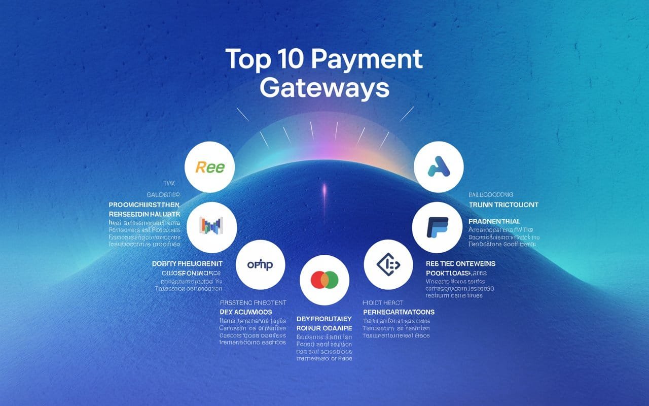 Canadian flag with digital payment icons representing leading payment gateways in Canada for 2025