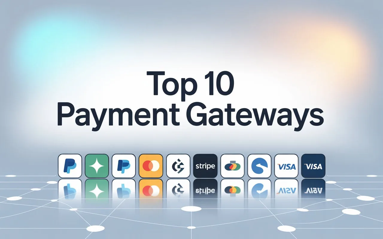 icons representing top payment gateway platforms for digital transactions