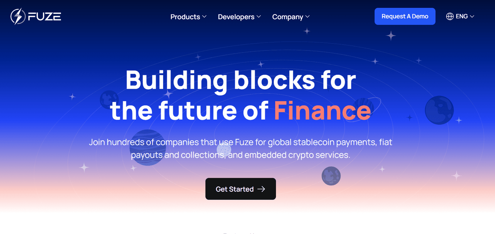 Digital infrastructure graphics with MENA and Turkey fintech themes representing Fuze’s expansion