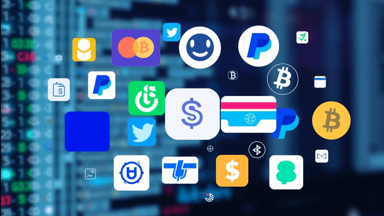 icons representing 2D payment gateway options for businesses.