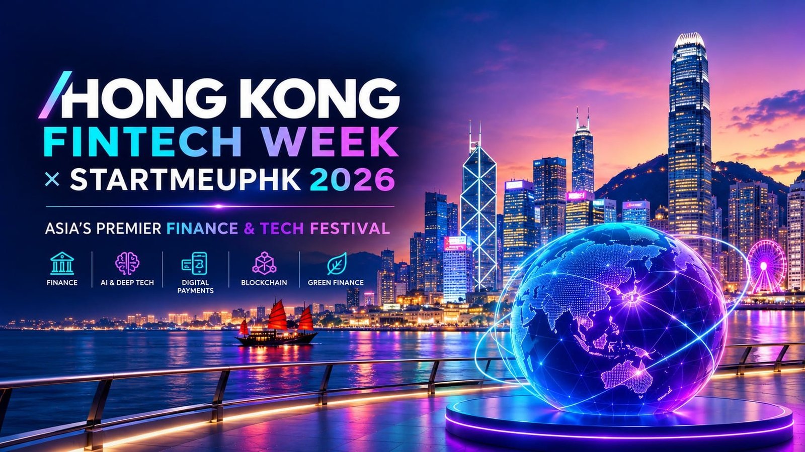 Hong Kong FinTech Week 2026 conference banner