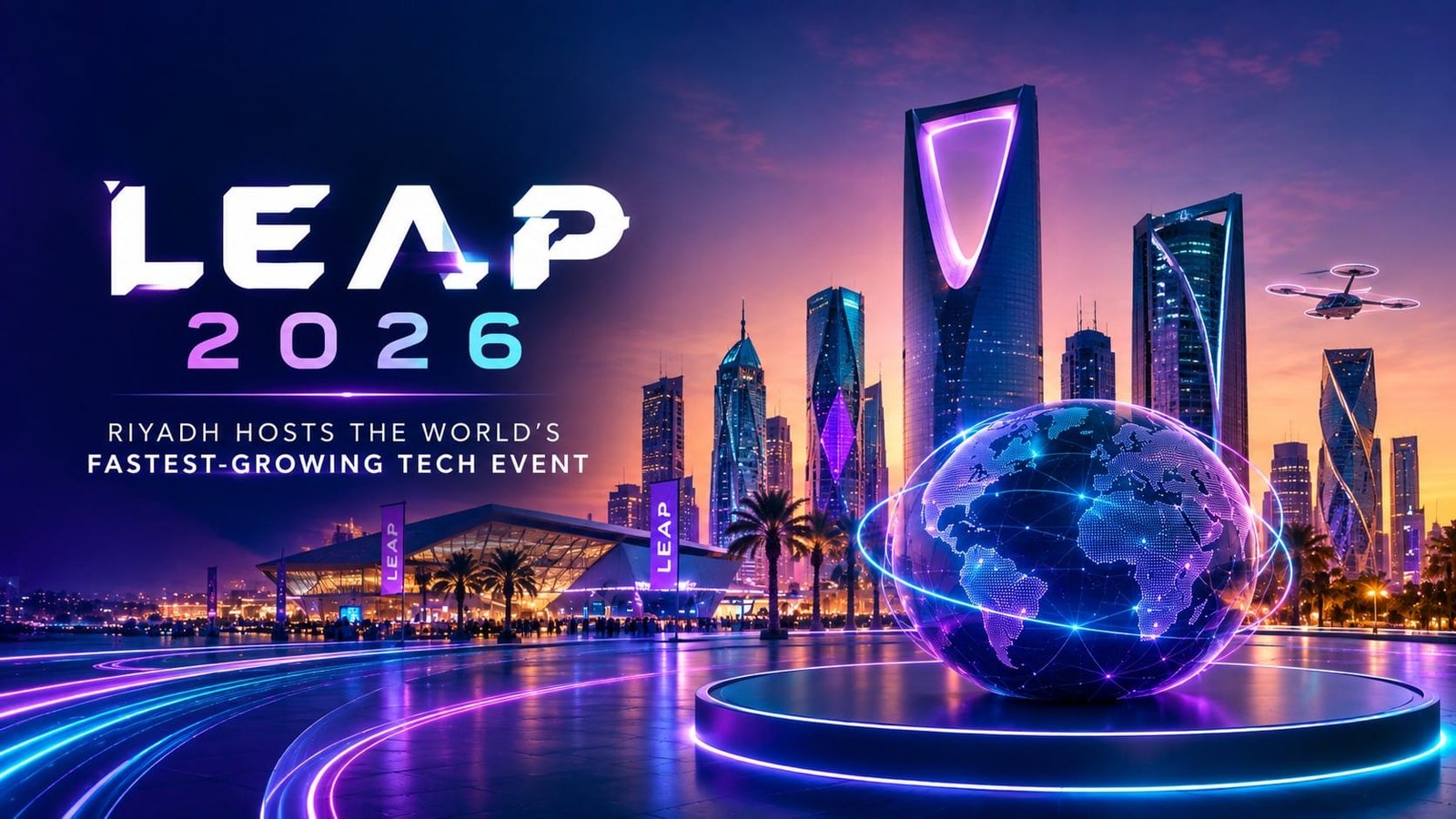LEAP 2026 Riyadh technology conference banner