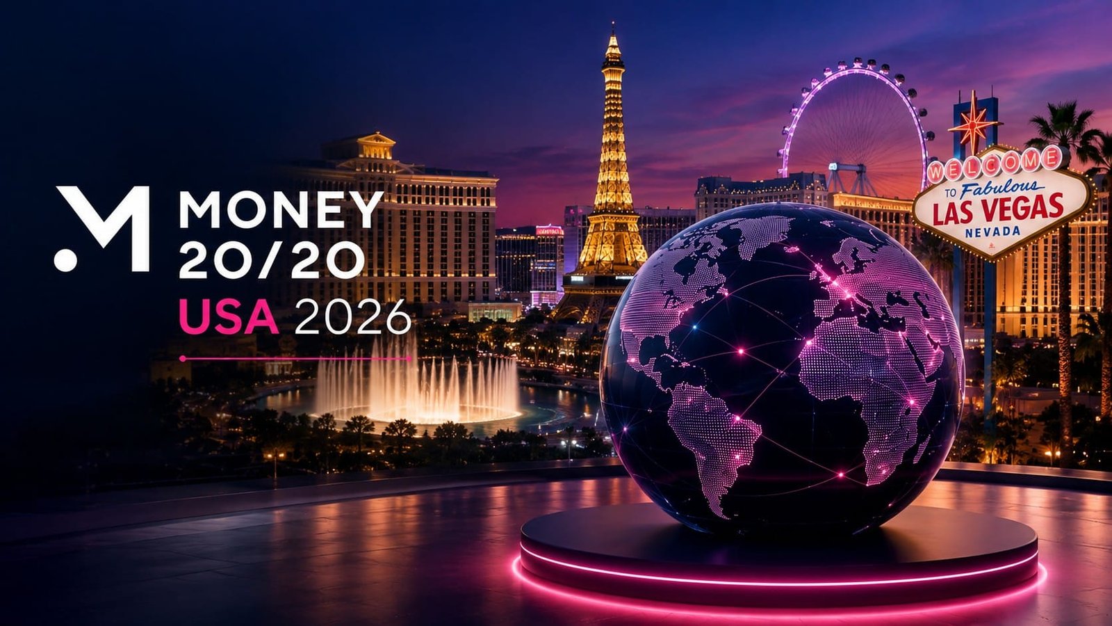 Money20/20 USA 2026 fintech conference banner