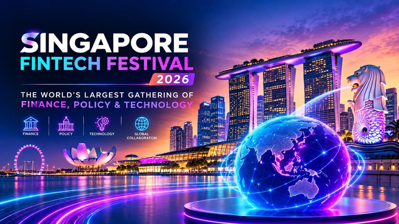 Singapore FinTech Festival 2026 conference banner