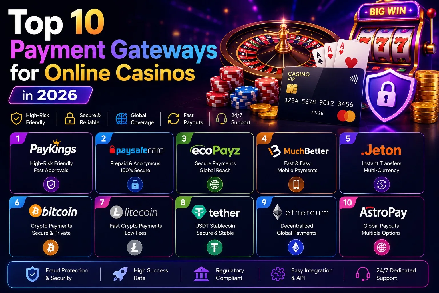 top payment gateways for online casinos